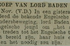 Een oproep van Lord Baden Powell