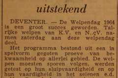 Welpendag slaagde uitstekend