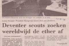 Deventer scouts zoeken wereldwijd de ether af