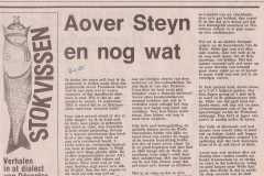 Aover steyn en nog wat