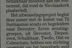 Scouts houden sponsorloop