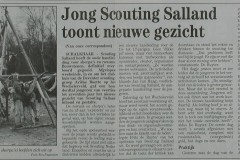 Jong scouting Salland toont nieuwe gezicht